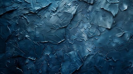 Textured Blue Concrete Background with Moody Minimalist Atmosphere