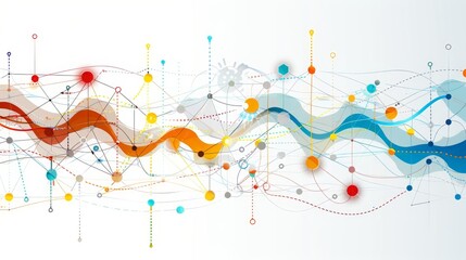 Naklejka premium abstract technology design featuring geometric shapes with realistic graphic shapes decoration in isolated elegant background, businsess background presentation