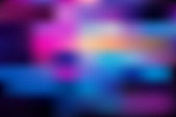 Neon blue and purple multicolored smoke A colorful, abstract painting of a fabric with a purple and blue of color. Neon background. Paint in water. Bright cloud texture vector art illustrator