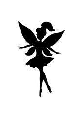 Fairy Silhouette, Fairy SVG, Tooth Fairy Svg, Fairies Svg,magic fairy design 
