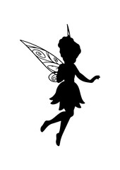 Fairy Silhouette, Fairy SVG, Tooth Fairy Svg, Fairies Svg,magic fairy design 
