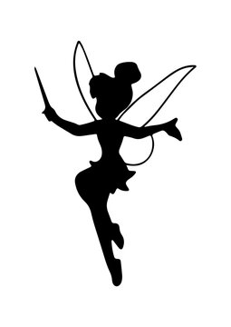 Fairy Silhouette, Fairy SVG, Tooth Fairy Svg, Fairies Svg,magic fairy design 
