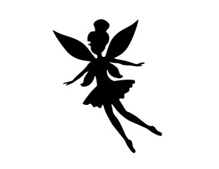 Fairy Silhouette, Fairy SVG, Tooth Fairy Svg, Fairies Svg,magic fairy design 
