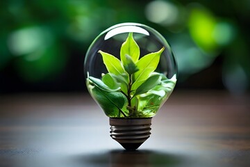  covered by fresh leaves, plants green background ,  green energy concept , concept of Renewable Energy and Sustainable Living , environmental  day , Earth day 
