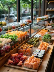 A Japanese deli that perfectly blends Japanese chic with French elegance