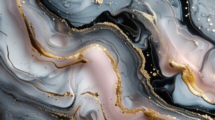 Colorful abstract gradient fluid liquif dynamic shape background, Marbling background with the colorful glow brush ink, modern background in gradients color and liquid of the texture