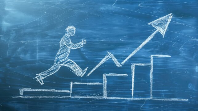 charting growth through education, Ai Generated