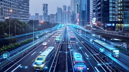 Fototapeta premium futuristic fast train 