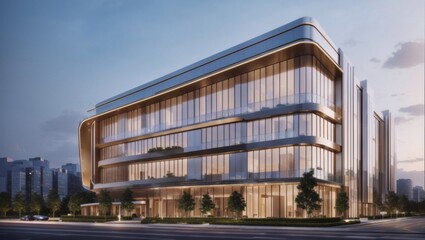 Obraz premium office building