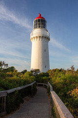 Lighthouse at sunset