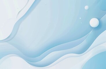 Abstract blue background with space for copy, in a modern light white and sky gradient color theme