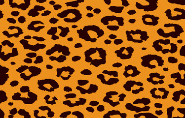 background texture leopard orange black jaguar seamless repeats pattern print