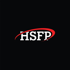 Letter HSFP Modern abstract logo design, suitable for your company