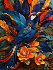 Fototapeta premium bird of paradise