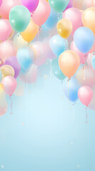 Colorful balloon decoration