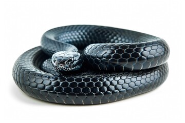 Black Snake, isolated on white
