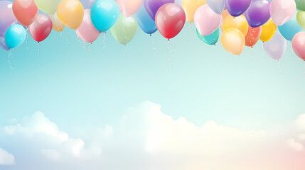 Colorful balloon decoration