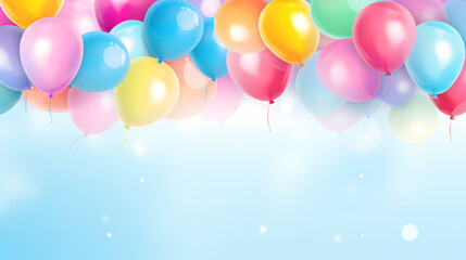 Colorful balloon decoration