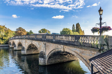 The bridge across the River Thames, Henley on Thames, Oxfordshire, England,, UK - Powered by Adobe