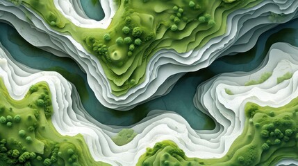 Terrain map. Contours trails, image grid geographic relief topographic contour line maps cartography texture