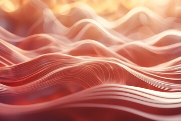 Obraz premium The image is a close up of a red wave with a lot of detail