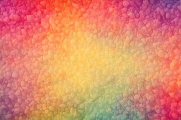 Obraz premium A colorful background with many small rocks and a heart in the middle