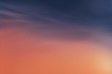 Obraz premium A blurry image of a blue and orange background