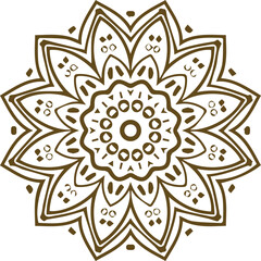 Beautiful mandala art, vector mandala design