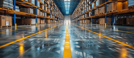 Efficient Automated Logistics and Retail Warehouse Center