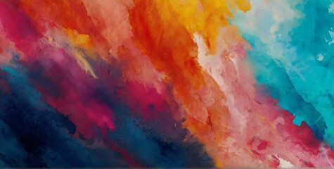 
Abstract colorful oil painting background