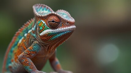 chameleon on a branch