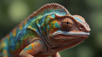 chameleon on a branch