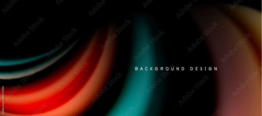Poster An electric blue swirl pattern resembling an astronomical object on a black background. The design features tints and shades, circle shapes, and an automotive lighting font for text placement