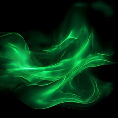 Obraz premium abstract green background motion shape curve color art