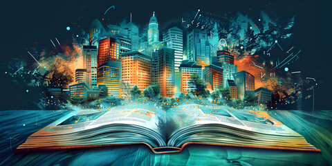 "Literary Worlds: Exploring Cities through Stories" / "Imaginative Landscapes: Books as Gateways to Fantastical Cities"