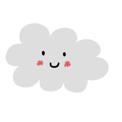 cartoon illustration weather sky season emoji cloud white grey smile