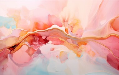 Vibrant abstract floral background