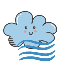 cartoon illustration weather sky season emoji cloud smile blue windy flow 