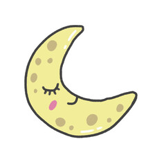 cartoon illustration weather sky season emoji moon yellow smile