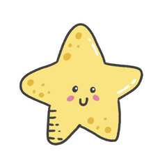 cartoon illustration weather sky season emoji star yellow smile
