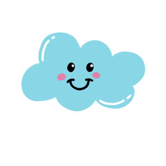 cartoon illustration weather sky season emoji cloud smile