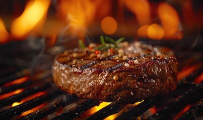 A juicy and tender steak, grilled to perfection. The perfect meal for a summer cookout.