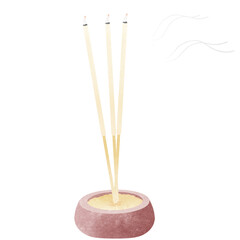 Incense sticks for worshiping buddha or gods