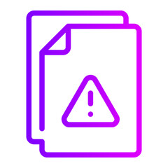 disclaimer gradient icon