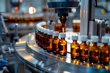 Modern Pharmaceutical Manufacturing: High-Tech Vials on the Production Line