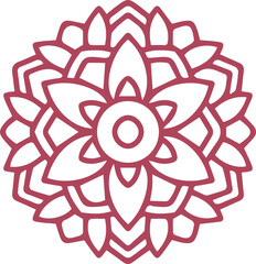 Beautiful mandala art, vector mandala design