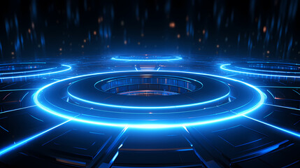 Obraz premium Abstract futuristic background