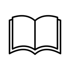 open book icon vector illustration color editable