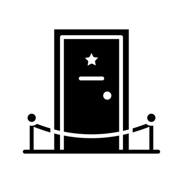 recommend clip art: Backstage icon. sign for mobile concept and web design color editable