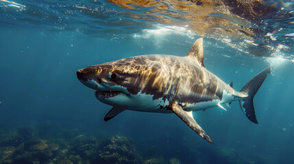 Fototapeta premium Download Shark Wallpaper